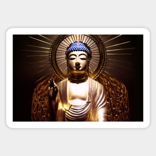 Golden Amitabha Buddha Sticker